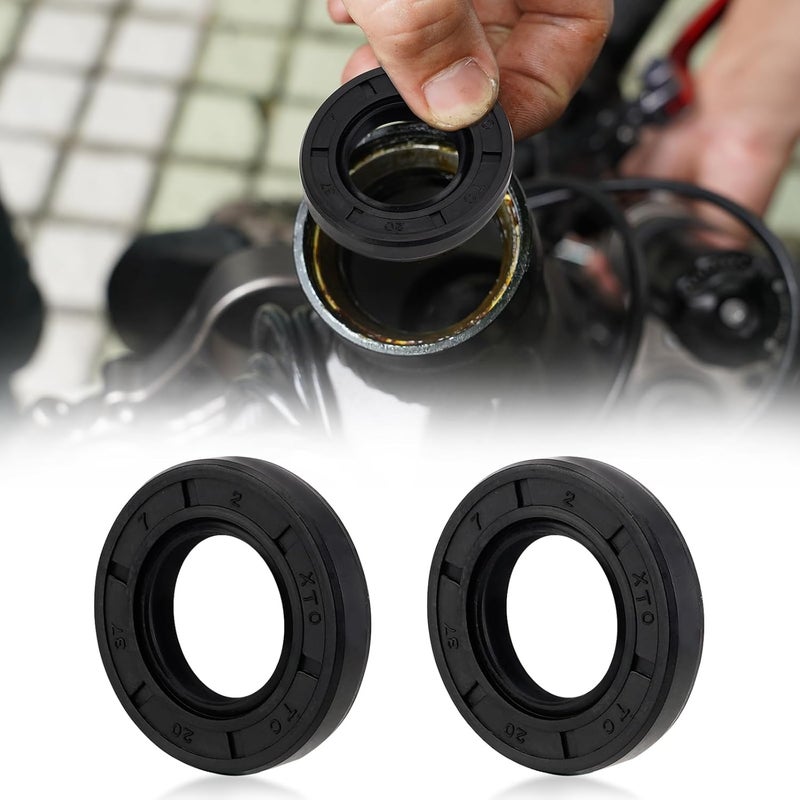 URLWALL 2Pcs Motorcycle Rear Wheel Hub Oil Seal Cap Cover for Sur Ron Light Bee X and S Segway X160 X260 Electric Dirt Bike Surron Accessories (Rear Hub Oil Seal) - Image 1
